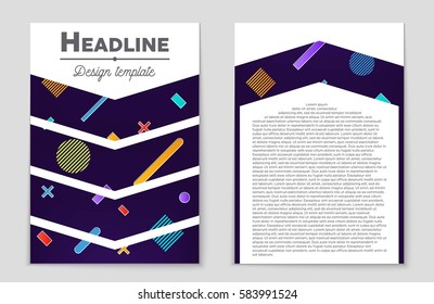Abstract vector layout background set. For art template design, list, front page, mockup brochure theme style, banner, idea, cover, booklet, print, flyer, book, blank, card, ad, sign, sheet,, a4.