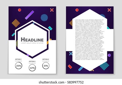 Abstract vector layout background set. For art template design, list, front page, mockup brochure theme style, banner, idea, cover, booklet, print, flyer, book, blank, card, ad, sign, sheet,, a4.