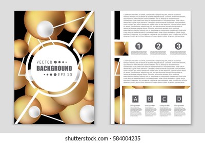 Abstract vector layout background set. For art template design, list, front page, mockup brochure theme style, banner, idea, cover, booklet, print, flyer, book, blank, card, ad, sign, sheet,, a4.