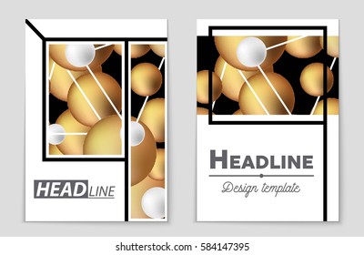 Abstract vector layout background set. For art template design, list, front page, mockup brochure theme style, banner, idea, cover, booklet, print, flyer, book, blank, card, ad, sign, sheet,, a4.