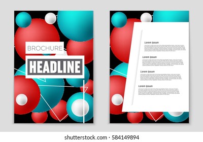 Abstract vector layout background set. For art template design, list, front page, mockup brochure theme style, banner, idea, cover, booklet, print, flyer, book, blank, card, ad, sign, sheet,, a4.