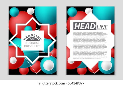 Abstract vector layout background set. For art template design, list, front page, mockup brochure theme style, banner, idea, cover, booklet, print, flyer, book, blank, card, ad, sign, sheet,, a4.
