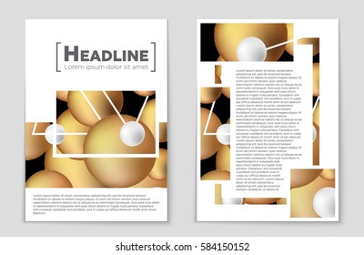 Abstract vector layout background set. For art template design, list, front page, mockup brochure theme style, banner, idea, cover, booklet, print, flyer, book, blank, card, ad, sign, sheet,, a4.