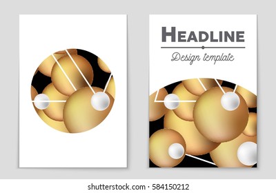 Abstract vector layout background set. For art template design, list, front page, mockup brochure theme style, banner, idea, cover, booklet, print, flyer, book, blank, card, ad, sign, sheet,, a4.