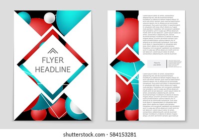 Abstract vector layout background set. For art template design, list, front page, mockup brochure theme style, banner, idea, cover, booklet, print, flyer, book, blank, card, ad, sign, sheet,, a4.