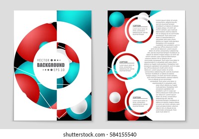 Abstract vector layout background set. For art template design, list, front page, mockup brochure theme style, banner, idea, cover, booklet, print, flyer, book, blank, card, ad, sign, sheet,, a4.