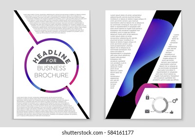 Abstract vector layout background set. For art template design, list, front page, mockup brochure theme style, banner, idea, cover, booklet, print, flyer, book, blank, card, ad, sign, sheet,, a4.