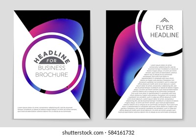 Abstract vector layout background set. For art template design, list, front page, mockup brochure theme style, banner, idea, cover, booklet, print, flyer, book, blank, card, ad, sign, sheet,, a4.