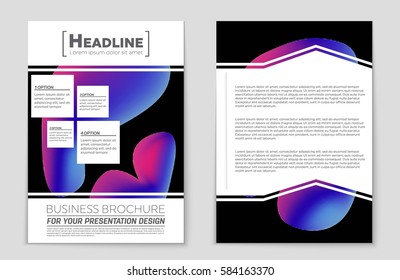 Abstract vector layout background set. For art template design, list, front page, mockup brochure theme style, banner, idea, cover, booklet, print, flyer, book, blank, card, ad, sign, sheet,, a4.