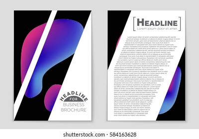 Abstract vector layout background set. For art template design, list, front page, mockup brochure theme style, banner, idea, cover, booklet, print, flyer, book, blank, card, ad, sign, sheet,, a4.