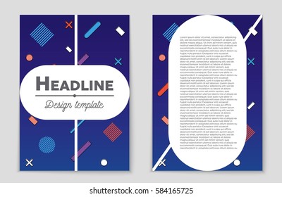 Abstract vector layout background set. For art template design, list, front page, mockup brochure theme style, banner, idea, cover, booklet, print, flyer, book, blank, card, ad, sign, sheet,, a4.