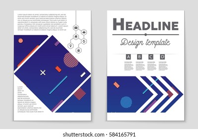 Abstract vector layout background set. For art template design, list, front page, mockup brochure theme style, banner, idea, cover, booklet, print, flyer, book, blank, card, ad, sign, sheet,, a4.