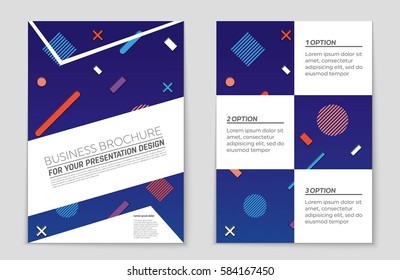Abstract vector layout background set. For art template design, list, front page, mockup brochure theme style, banner, idea, cover, booklet, print, flyer, book, blank, card, ad, sign, sheet,, a4.