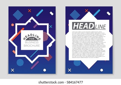 Abstract vector layout background set. For art template design, list, front page, mockup brochure theme style, banner, idea, cover, booklet, print, flyer, book, blank, card, ad, sign, sheet,, a4.