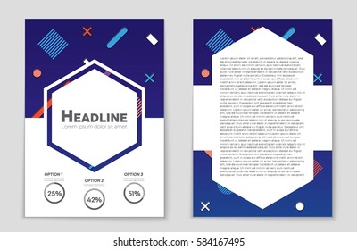 Abstract vector layout background set. For art template design, list, front page, mockup brochure theme style, banner, idea, cover, booklet, print, flyer, book, blank, card, ad, sign, sheet,, a4.