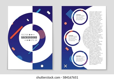 Abstract vector layout background set. For art template design, list, front page, mockup brochure theme style, banner, idea, cover, booklet, print, flyer, book, blank, card, ad, sign, sheet,, a4.