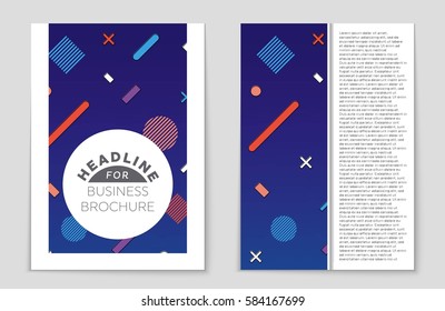 Abstract vector layout background set. For art template design, list, front page, mockup brochure theme style, banner, idea, cover, booklet, print, flyer, book, blank, card, ad, sign, sheet,, a4.