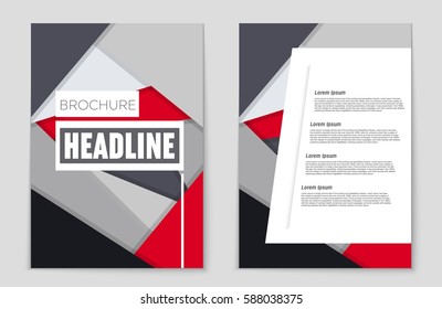 Abstract vector layout background set. For art template design, list, front page, mockup brochure theme style, banner, idea, cover, booklet, print, flyer, book, blank, card, ad, sign, sheet,, a4.