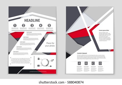 Abstract vector layout background set. For art template design, list, front page, mockup brochure theme style, banner, idea, cover, booklet, print, flyer, book, blank, card, ad, sign, sheet,, a4.