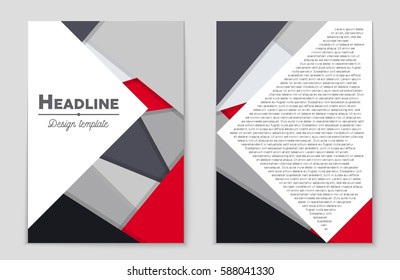 Abstract vector layout background set. For art template design, list, front page, mockup brochure theme style, banner, idea, cover, booklet, print, flyer, book, blank, card, ad, sign, sheet,, a4.