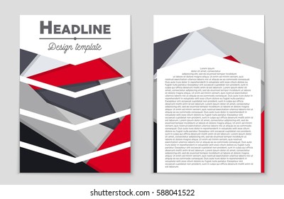 Abstract vector layout background set. For art template design, list, front page, mockup brochure theme style, banner, idea, cover, booklet, print, flyer, book, blank, card, ad, sign, sheet,, a4.