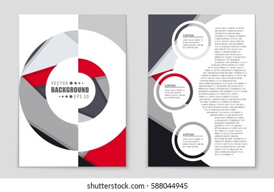 Abstract vector layout background set. For art template design, list, front page, mockup brochure theme style, banner, idea, cover, booklet, print, flyer, book, blank, card, ad, sign, sheet,, a4.