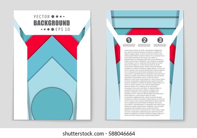 Abstract vector layout background set. For art template design, list, front page, mockup brochure theme style, banner, idea, cover, booklet, print, flyer, book, blank, card, ad, sign, sheet,, a4.