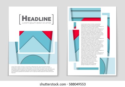 Abstract vector layout background set. For art template design, list, front page, mockup brochure theme style, banner, idea, cover, booklet, print, flyer, book, blank, card, ad, sign, sheet,, a4.