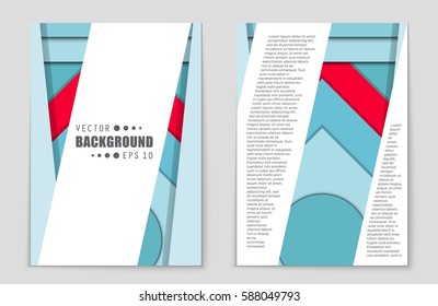 Abstract vector layout background set. For art template design, list, front page, mockup brochure theme style, banner, idea, cover, booklet, print, flyer, book, blank, card, ad, sign, sheet,, a4.