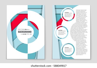 Abstract vector layout background set. For art template design, list, front page, mockup brochure theme style, banner, idea, cover, booklet, print, flyer, book, blank, card, ad, sign, sheet,, a4.
