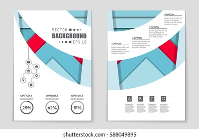 Abstract vector layout background set. For art template design, list, front page, mockup brochure theme style, banner, idea, cover, booklet, print, flyer, book, blank, card, ad, sign, sheet,, a4.