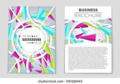 Abstract vector layout background set. For art template design, list, front page, mockup brochure theme style, banner, idea, cover, booklet, print, flyer, book, blank, card, ad, sign, sheet,, a4.