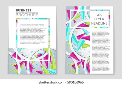Abstract vector layout background set. For art template design, list, front page, mockup brochure theme style, banner, idea, cover, booklet, print, flyer, book, blank, card, ad, sign, sheet,, a4.