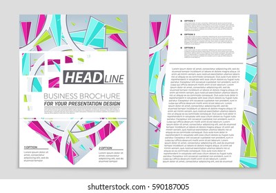 Abstract vector layout background set. For art template design, list, front page, mockup brochure theme style, banner, idea, cover, booklet, print, flyer, book, blank, card, ad, sign, sheet,, a4.