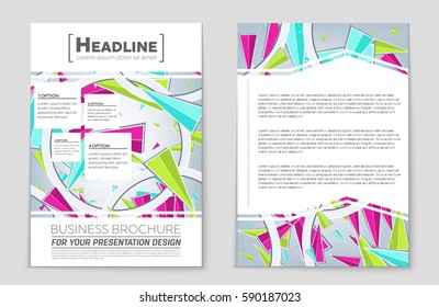 Abstract vector layout background set. For art template design, list, front page, mockup brochure theme style, banner, idea, cover, booklet, print, flyer, book, blank, card, ad, sign, sheet,, a4.