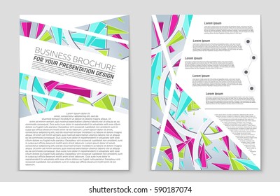 Abstract vector layout background set. For art template design, list, front page, mockup brochure theme style, banner, idea, cover, booklet, print, flyer, book, blank, card, ad, sign, sheet,, a4.