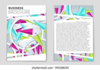 Abstract vector layout background set. For art template design, list, front page, mockup brochure theme style, banner, idea, cover, booklet, print, flyer, book, blank, card, ad, sign, sheet,, a4.