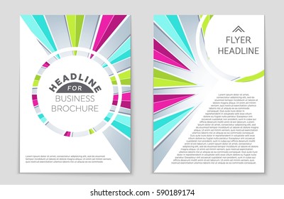Abstract vector layout background set. For art template design, list, front page, mockup brochure theme style, banner, idea, cover, booklet, print, flyer, book, blank, card, ad, sign, sheet,, a4.