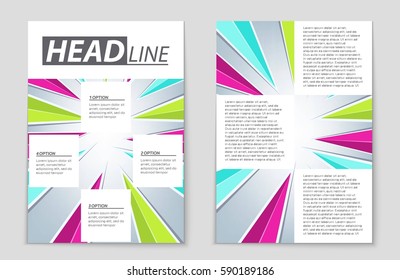 Abstract vector layout background set. For art template design, list, front page, mockup brochure theme style, banner, idea, cover, booklet, print, flyer, book, blank, card, ad, sign, sheet,, a4.