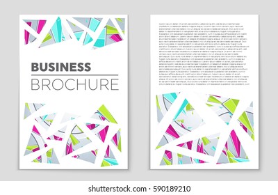 Abstract vector layout background set. For art template design, list, front page, mockup brochure theme style, banner, idea, cover, booklet, print, flyer, book, blank, card, ad, sign, sheet,, a4.