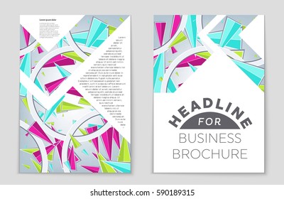Abstract vector layout background set. For art template design, list, front page, mockup brochure theme style, banner, idea, cover, booklet, print, flyer, book, blank, card, ad, sign, sheet,, a4.