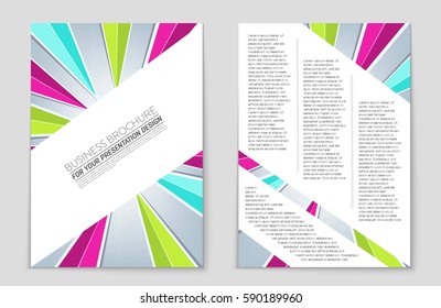 Abstract vector layout background set. For art template design, list, front page, mockup brochure theme style, banner, idea, cover, booklet, print, flyer, book, blank, card, ad, sign, sheet,, a4.