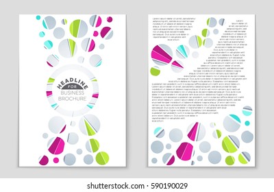 Abstract vector layout background set. For art template design, list, front page, mockup brochure theme style, banner, idea, cover, booklet, print, flyer, book, blank, card, ad, sign, sheet,, a4.