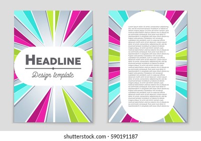 Abstract vector layout background set. For art template design, list, front page, mockup brochure theme style, banner, idea, cover, booklet, print, flyer, book, blank, card, ad, sign, sheet,, a4.