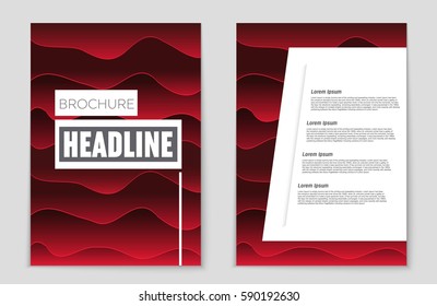 Abstract vector layout background set. For art template design, list, front page, mockup brochure theme style, banner, idea, cover, booklet, print, flyer, book, blank, card, ad, sign, sheet,, a4.