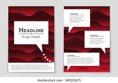 Abstract vector layout background set. For art template design, list, front page, mockup brochure theme style, banner, idea, cover, booklet, print, flyer, book, blank, card, ad, sign, sheet,, a4.