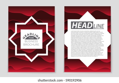 Abstract vector layout background set. For art template design, list, front page, mockup brochure theme style, banner, idea, cover, booklet, print, flyer, book, blank, card, ad, sign, sheet,, a4.