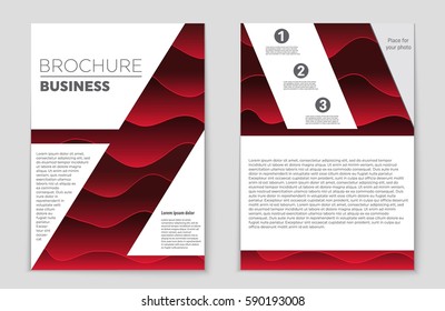 Abstract vector layout background set. For art template design, list, front page, mockup brochure theme style, banner, idea, cover, booklet, print, flyer, book, blank, card, ad, sign, sheet,, a4.
