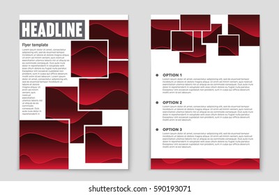 Abstract vector layout background set. For art template design, list, front page, mockup brochure theme style, banner, idea, cover, booklet, print, flyer, book, blank, card, ad, sign, sheet,, a4.