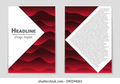 Abstract vector layout background set. For art template design, list, front page, mockup brochure theme style, banner, idea, cover, booklet, print, flyer, book, blank, card, ad, sign, sheet,, a4.